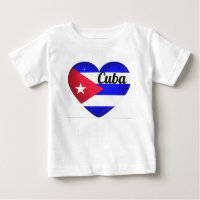 Cuba Heart Flag