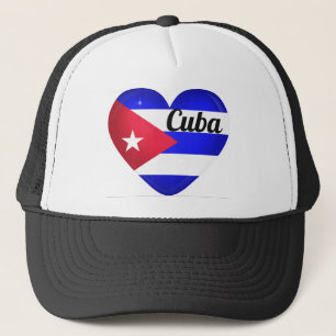 Cuba Heart Flag Truckerkappe