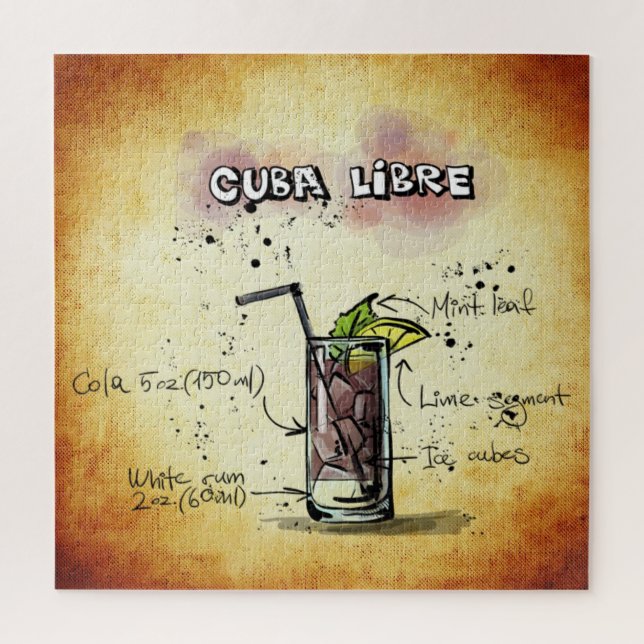 Cuba Libre 01 Puzzle (Vertikal)