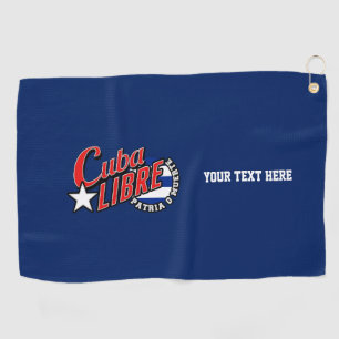 Cuba Libre Motto   Golfhandtuch