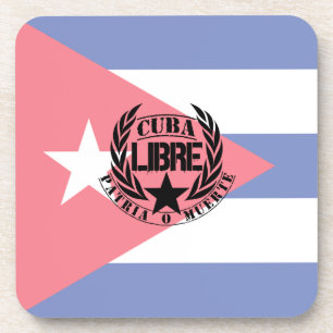 Cuba Libre Motto Laurels Getränkeuntersetzer