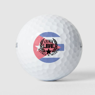 Cuba Libre Motto Laurels Golfball