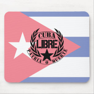 Cuba Libre Motto Laurels Mousepad