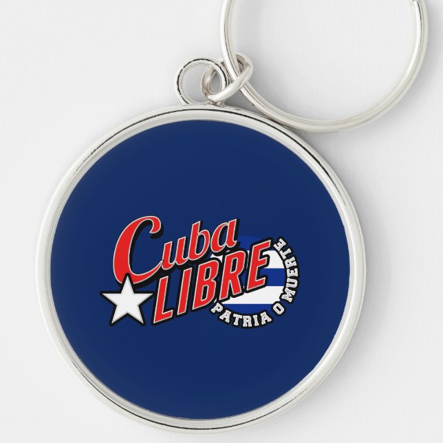 Cuba Libre Motto Schlüsselanhänger (Vorne)