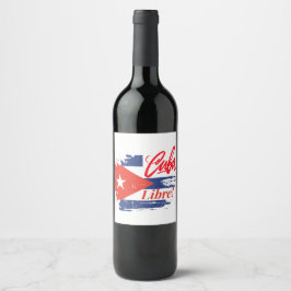 Cuba Libre Weinlabel Weinetikett