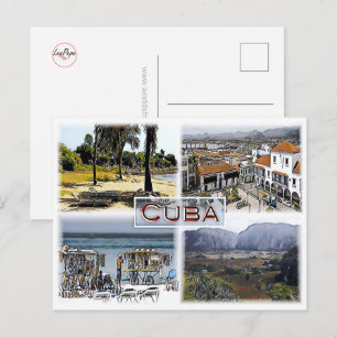 Cuba - Mosaic - Postkarte