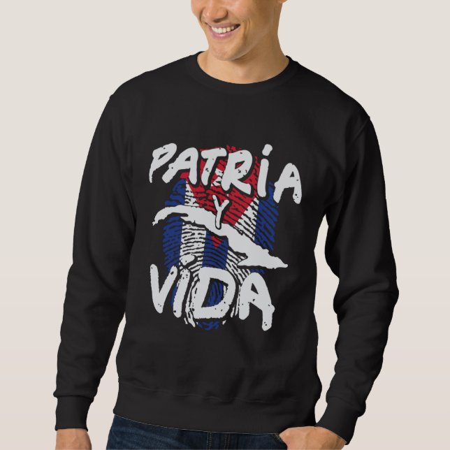 Cuba Patria y Vida Graphic Sweatshirt (Vorderseite)