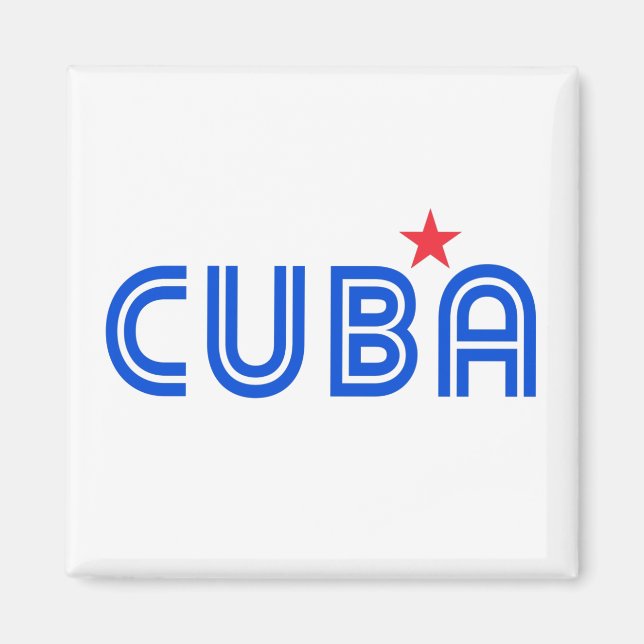 Cuba Retro Magnet (Vorne)