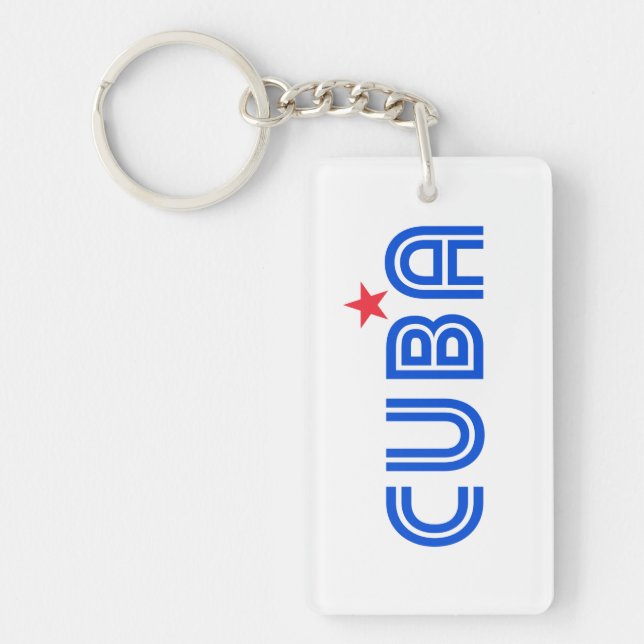 Cuba Retro Schlüsselanhänger (Vorderseite)