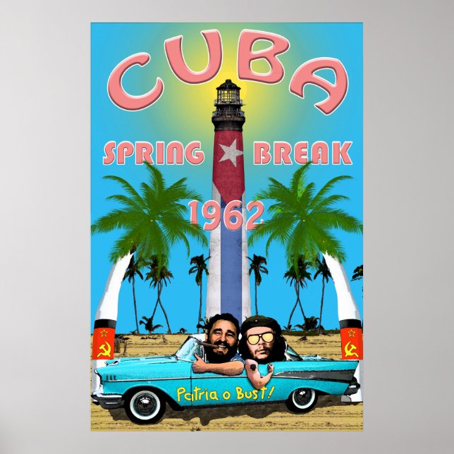 Cuba Spring Break 1962 Poster (Vorne)