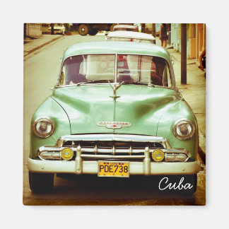 Cuba Square Magnet