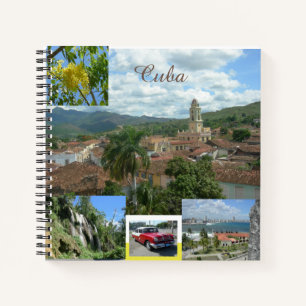 Cuba Travel Destination Notebook Notizbuch