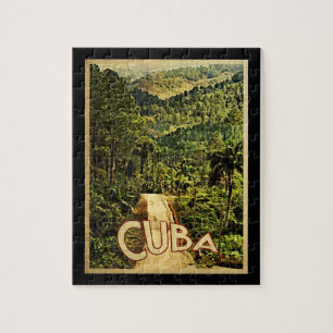 Cuba Vintage Travel Puzzle