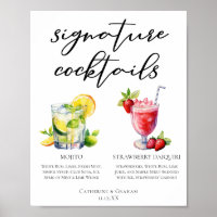 Cuban Cocktails Mojito Strawberry Daiquiri Menü