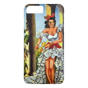 Cuban Dancer Vintage Travel iPhone 7 Plus Fall Case-Mate iPhone Hülle