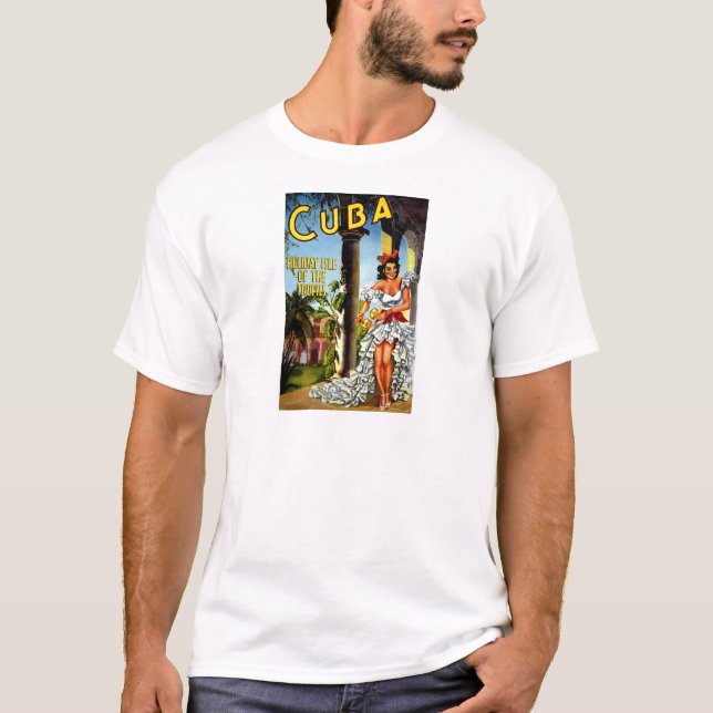 Cuban Dancer Vintage Travel T-Shirt (Vorderseite)
