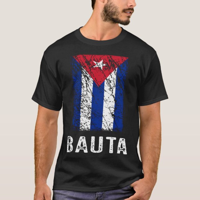Cuban Flag Bauta Cuban Pride T-Shirt (Vorderseite)