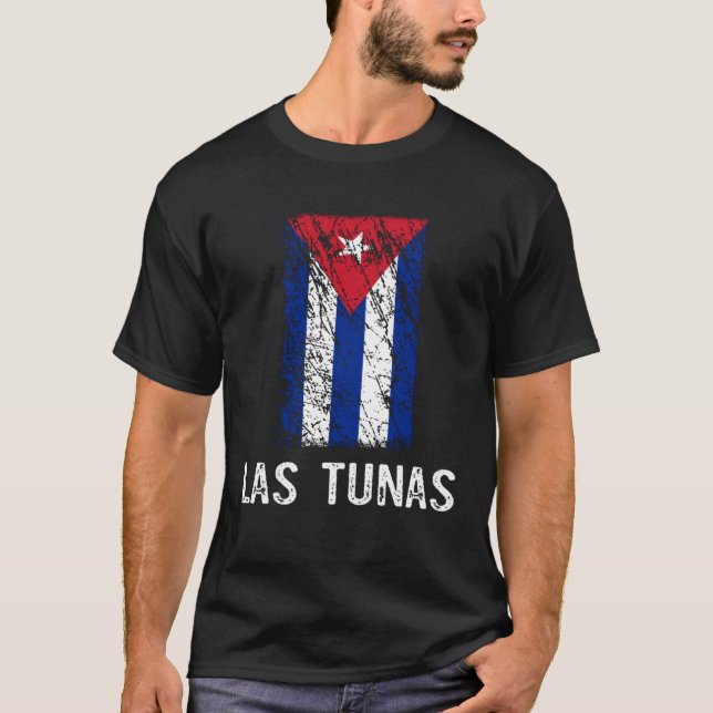 Cuban Flag Las Tunas Cuban Pride T-Shirt (Vorderseite)