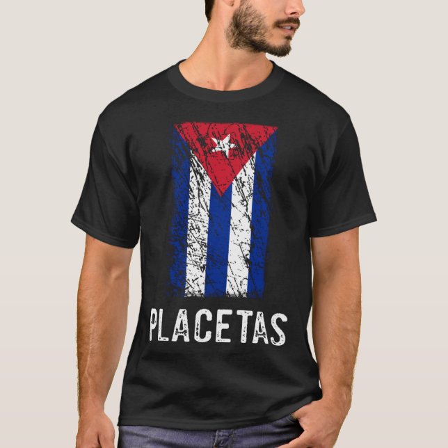 Cuban Flag Placetas Cuban Pride T-Shirt (Vorderseite)