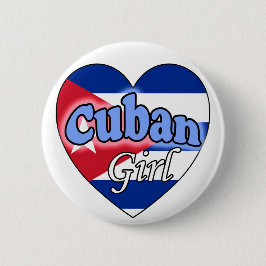 Cuban Girl Button