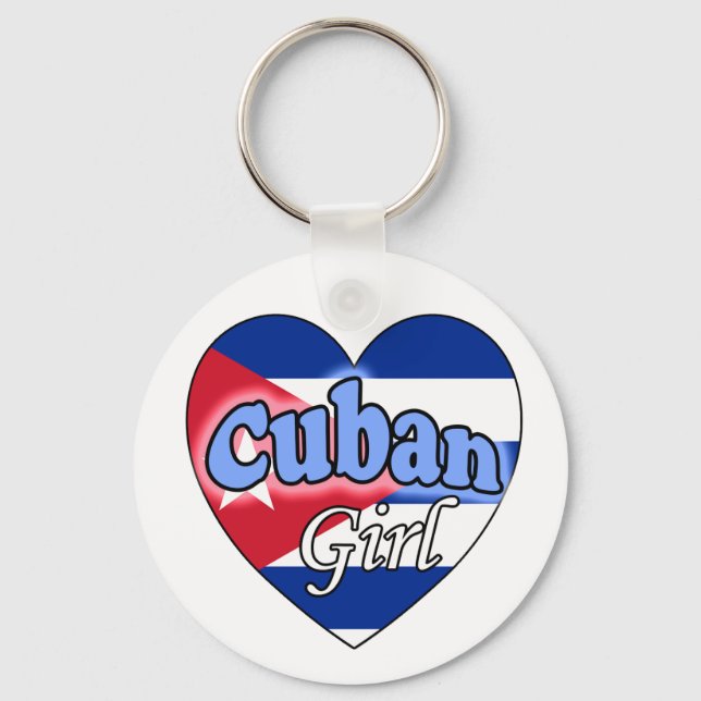 Cuban Girl Sleutelhanger Schlüsselanhänger (Vorderseite)