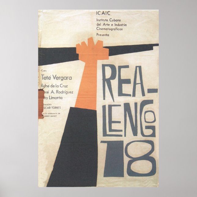 Cuban Movie Poster Cuban Film Poster (Vorne)