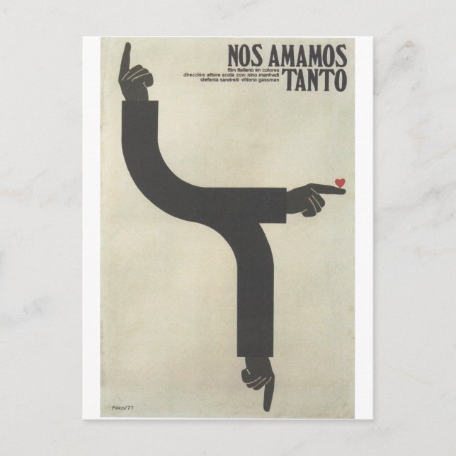 Cuban Movie Poster Cuban Film Poster Post Print Postkarte (Vorderseite)