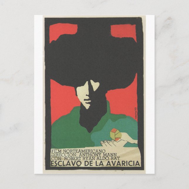 Cuban Movie Poster Cuban Film Poster Post Print Postkarte (Vorderseite)