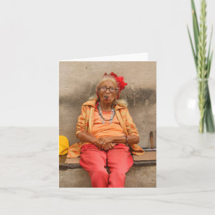 Cuban Senior Ladies Card Karte
