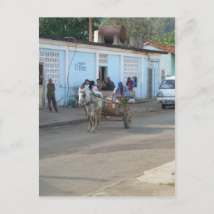 Cuban Street Life Postkarte