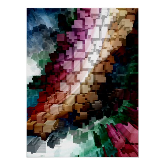 Cube Centric Dark Wind Poster (Vorderseite)