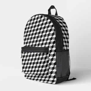 Cube-Muster-Rucksack Bedruckter Rucksack