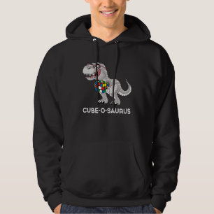 Cube o saurus Wettbewerbs-Speed-Cubing-Dinosaurier Hoodie
