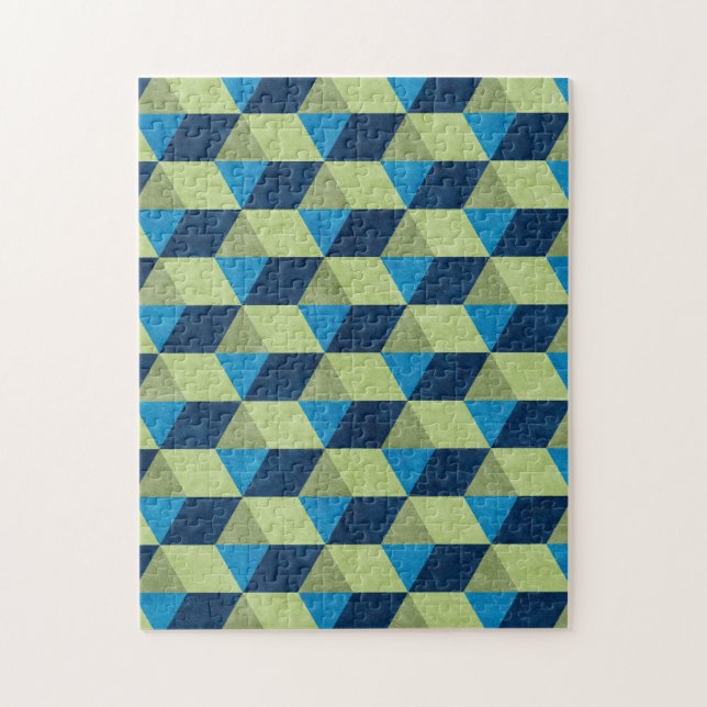 Cube or hexagon puzzle (Vertikal)