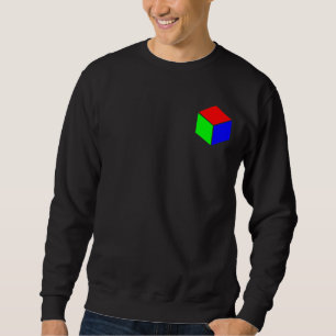 Cube - Rot Grün und Blau Sweatshirt