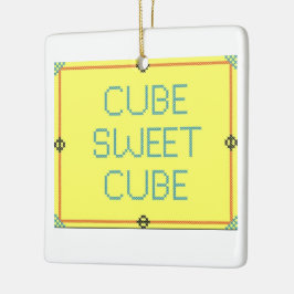 Cube Sweet Cube | Spaß am Arbeitsplatz Keramikornament