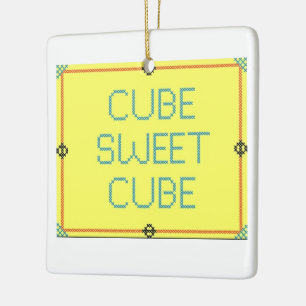 Cube Sweet Cube   Work Place Humor Keramikornament
