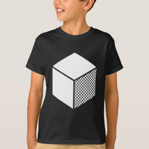 Cube - Weiß auf Dunkel T-Shirt