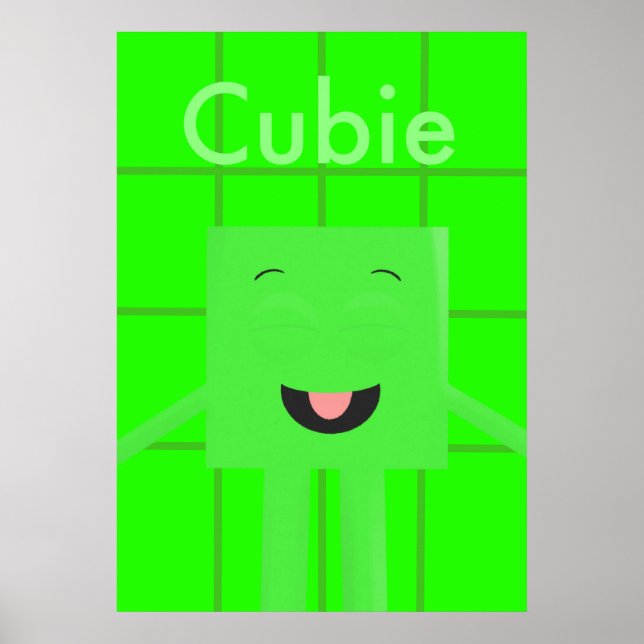 Cubie Cubester Poster (Vorne)