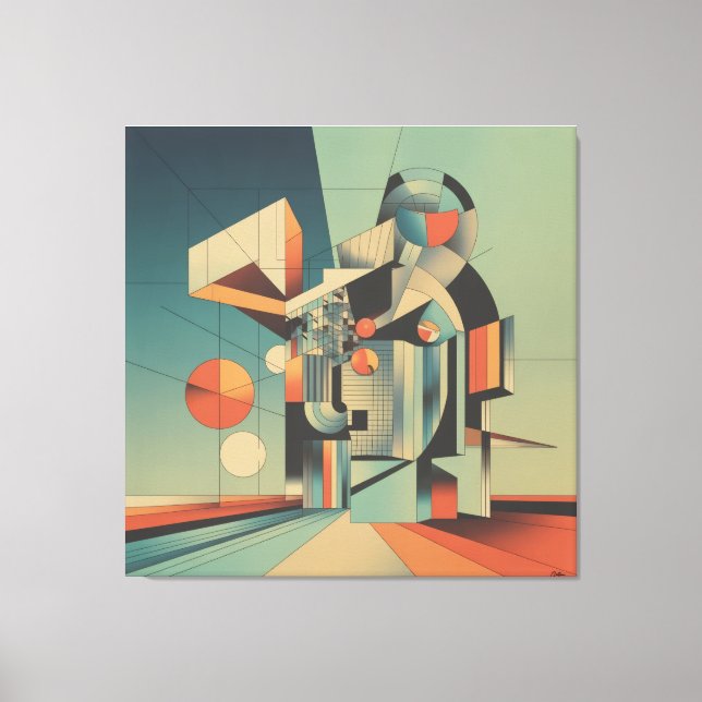 Cubismo Leinwanddruck (Vorderseite)