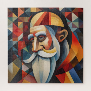 Cubismus Santa Claus Puzzle