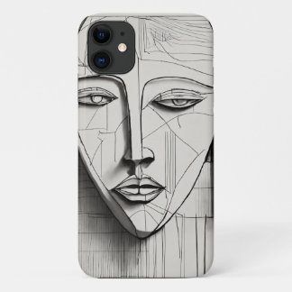 Cubist Art iPhone Case - Einzigartiges abstraktes