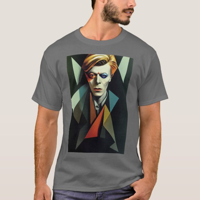 Cubist Bowie T-Shirt (Vorderseite)