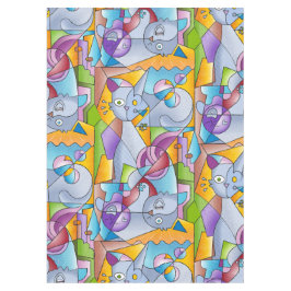 Cubist Cats - The Mininos Tischdecke