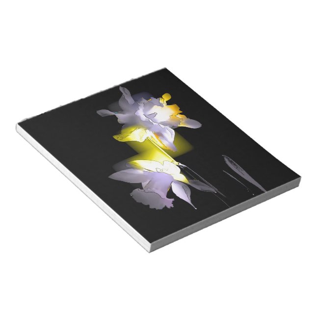 Cubist Daffodils Notizblock (angewinkelt)