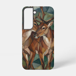 Cubist Style Reindeer Phone Case - Samsung Samsung Galaxy Hülle