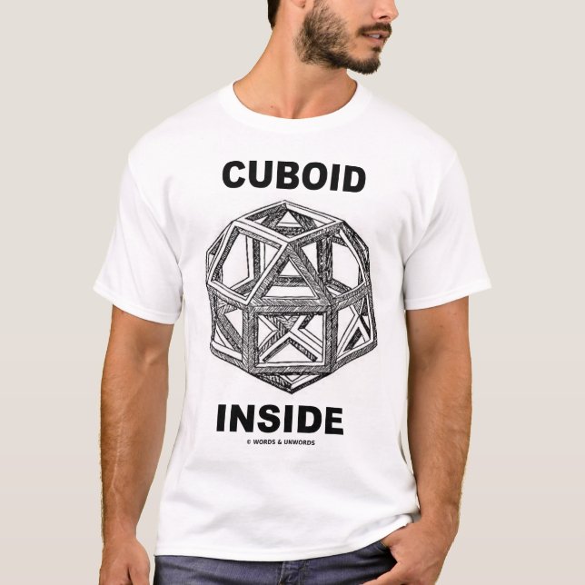 Cuboid-Innere (Leonardo da Vinci-Entwurf) T-Shirt (Vorderseite)