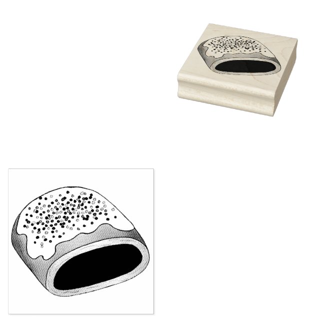 Cucidati Cuccidati Italienisch Abb. Weihnachtskeks Gummistempel (Stempel)