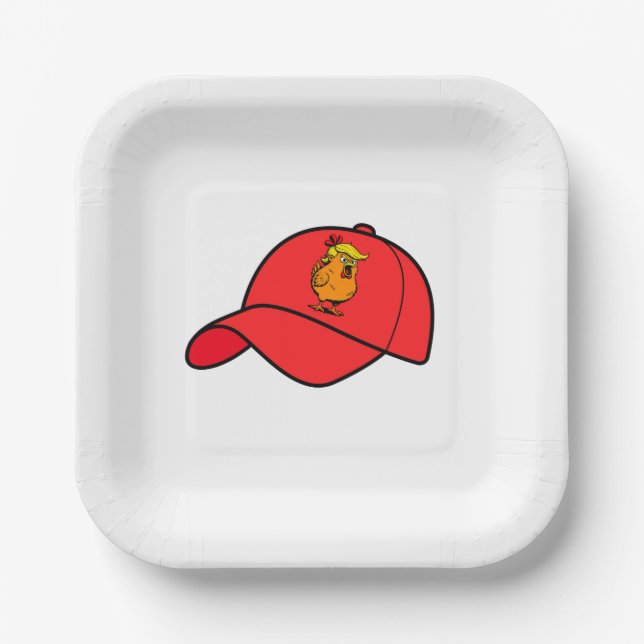 Cuck-a-donald-doo Party Plates Pappteller (Vorderseite)