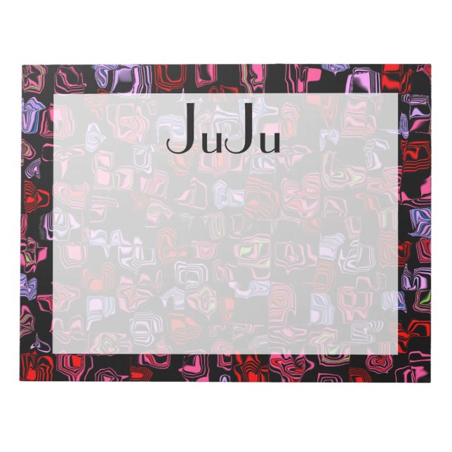 Cuckoo Marble Abstrakt Notizblock (Vorderseite)